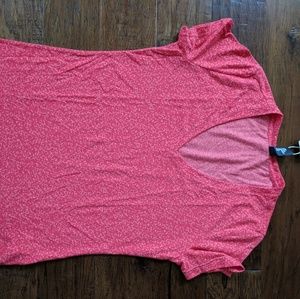 Adidas Women's Coral Red V-NECK